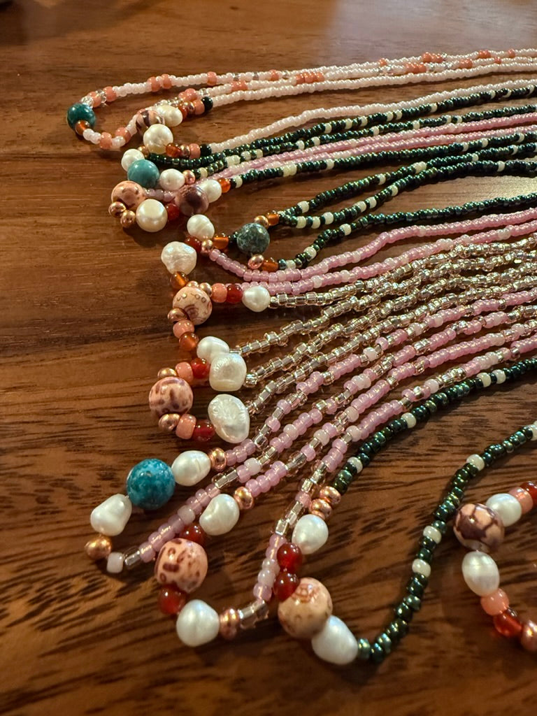 Sacred Waist Beads — Handcrafted Ritual Adornment